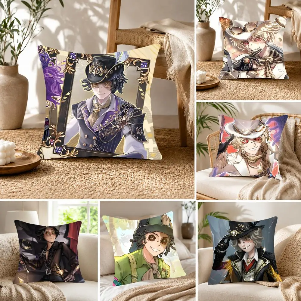 Mysterious Videogame I-Identity V Cushion Cover Fluffy velvet Nordic style plush Living room sofa decorative