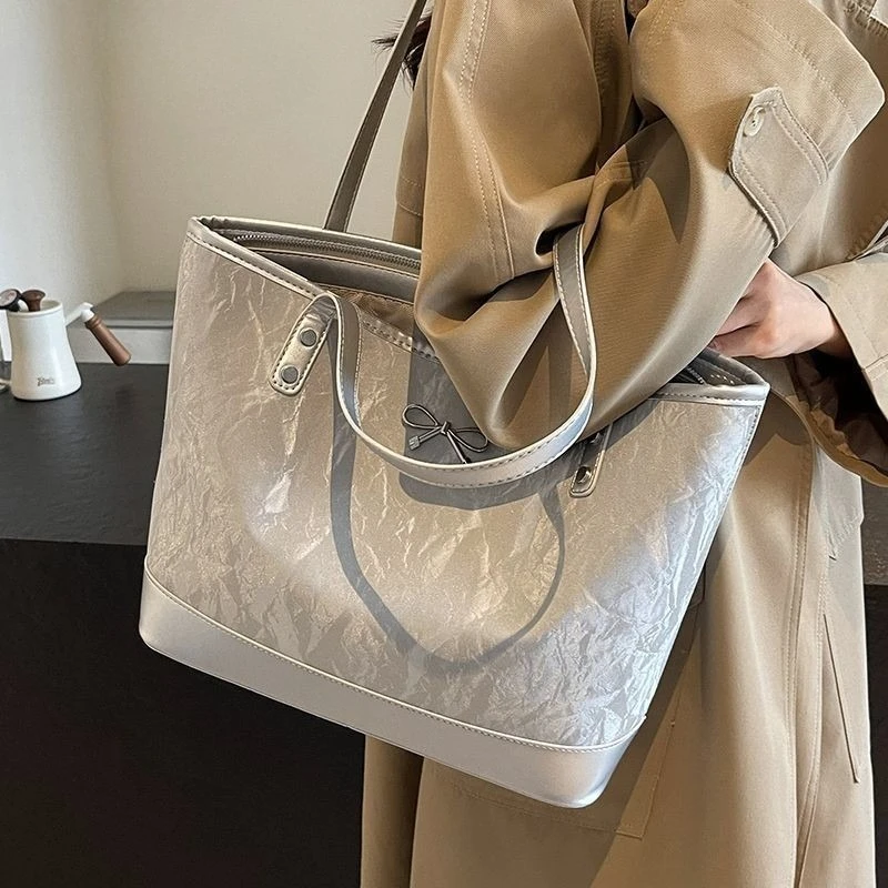 

Leisure Large Capacity Tote Bag for Women Shoulder Bags Trendy Simple Fashionable Underarm Bag Shopping Bags Designer Bag Сумка