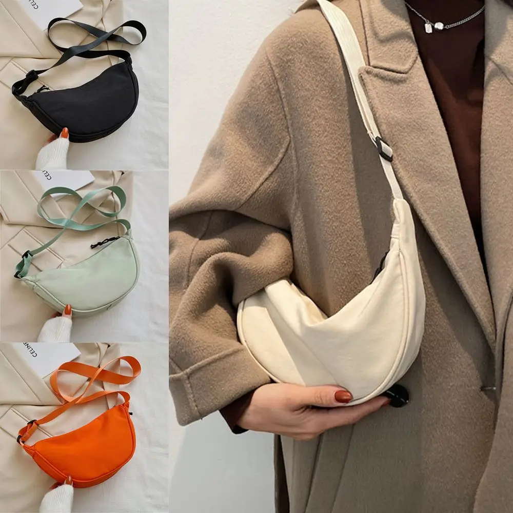 

Students Nylon Portable Shoulder Bags Underarm Bag Chest Bag Cross Body Bag