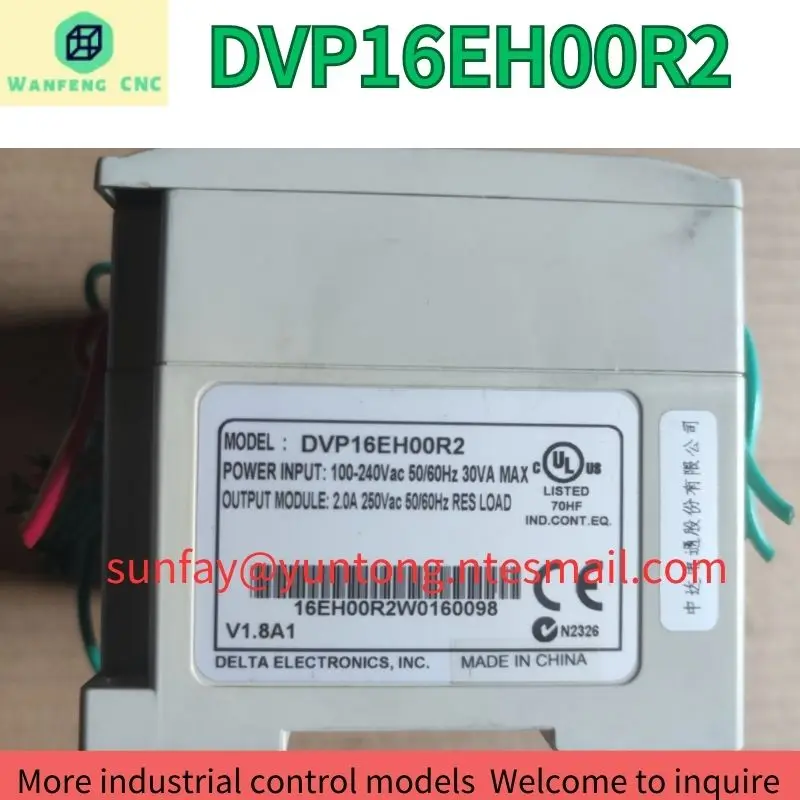 second-hand PLC DVP16EH00R2 test OK Fast Shipping