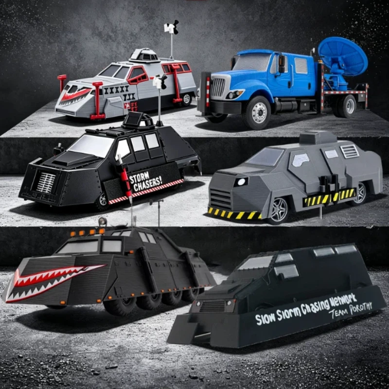 Deployable TIV2 Tornado Intercept Vehicle Static Scale Model Collectible Desk Ornament Gift For Storm Chaser Meteorology Fans