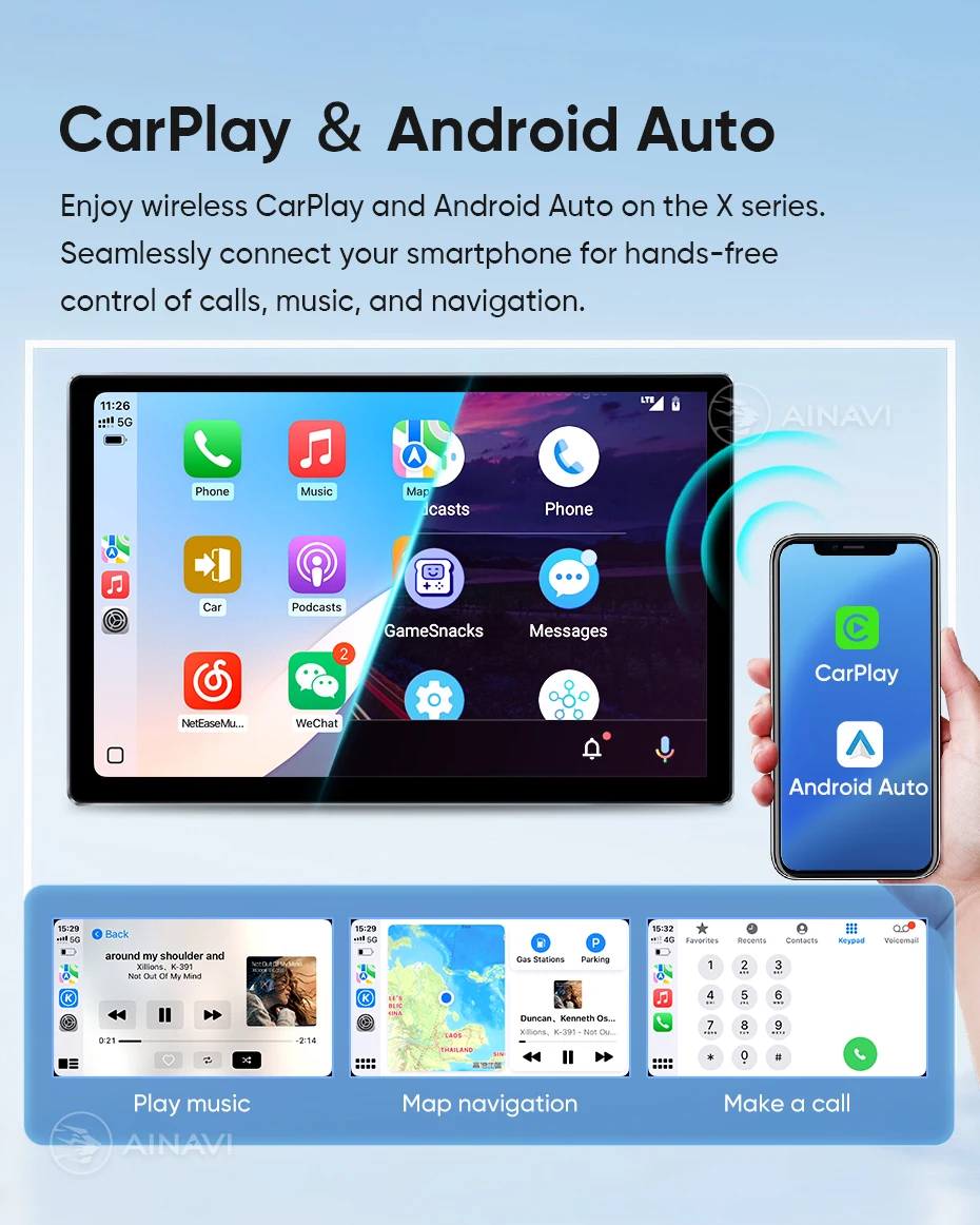 Ainavi 13.1 Inch For Toyota Corolla E210 2019 2020 2022 2023 2025 Car Radio Wireless Carplay Android Auto Car Multimedia Player