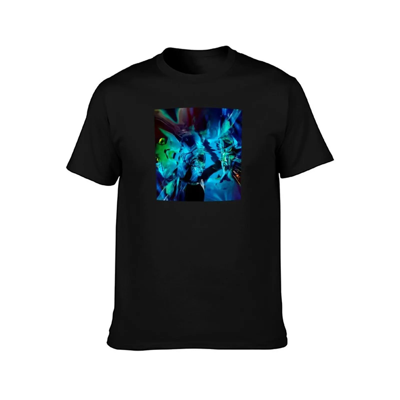 Ultraviolet T-Shirt, Summer Casual Cotton Tee, Oversized Streetwear Tops, Vintage Graphic Print, Loose Fit Short Sleeve
