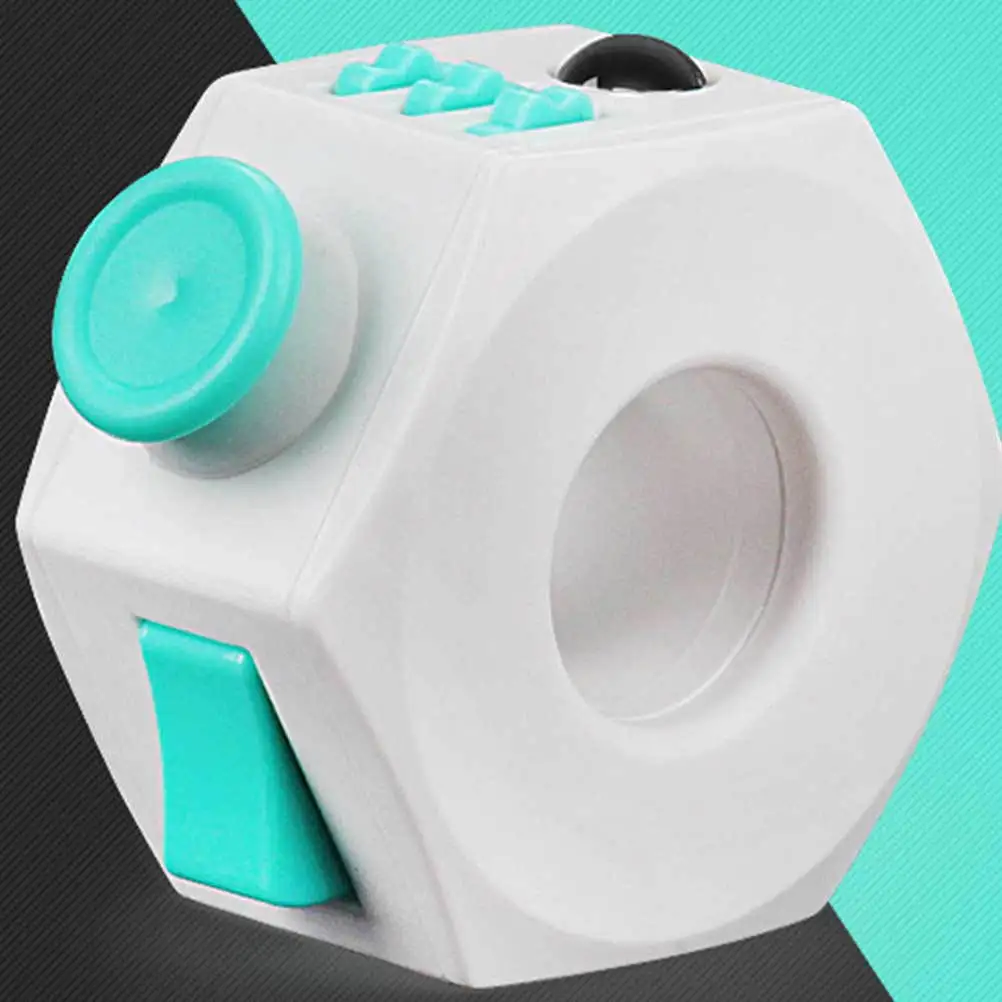 

Multifunctional Light Green Fidget Ring for Decompression Stress Relief Vent Tool Relaxation Gadget Perfect Size Portable