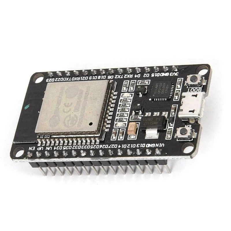 Placa de Desenvolvimento ESP32, Sem Fio, Wi-Fi, Compatível com Bluetooth, Dual Core, CP2104, 2,4 GHz, RF ESP32, 3.3V, 2023, 1Pc