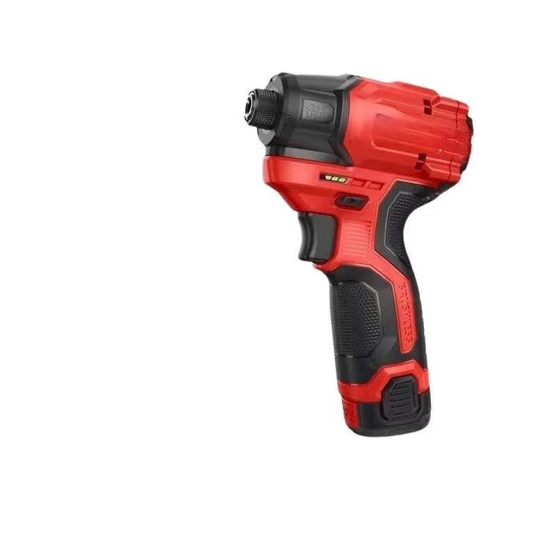 Screwdriver, Impact Screwdriver, Brushless Electric Batch Electric Screwdriver Hand Drill Wireless