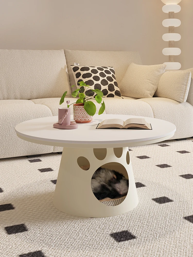 cat nest coffee table living room household small apartment pet shop round can be received Internet celebrities