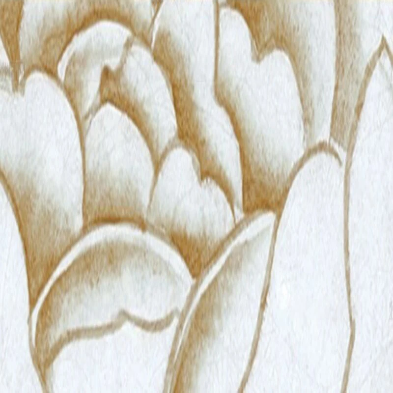 MU9214 Originele blauwe bloem rijst achtergrond foto voor TV slaapkamer woondecoratie achtergrond muur