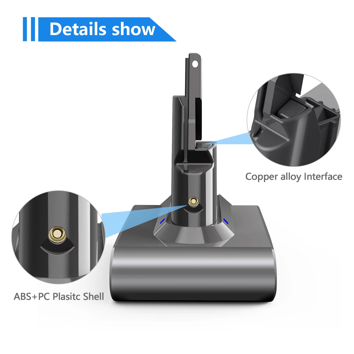 Bonacell-予備バッテリー充電器,21.6v,dyson v6 v7 v8 v10シリーズ用,sv12 dc62 sv11 sv10