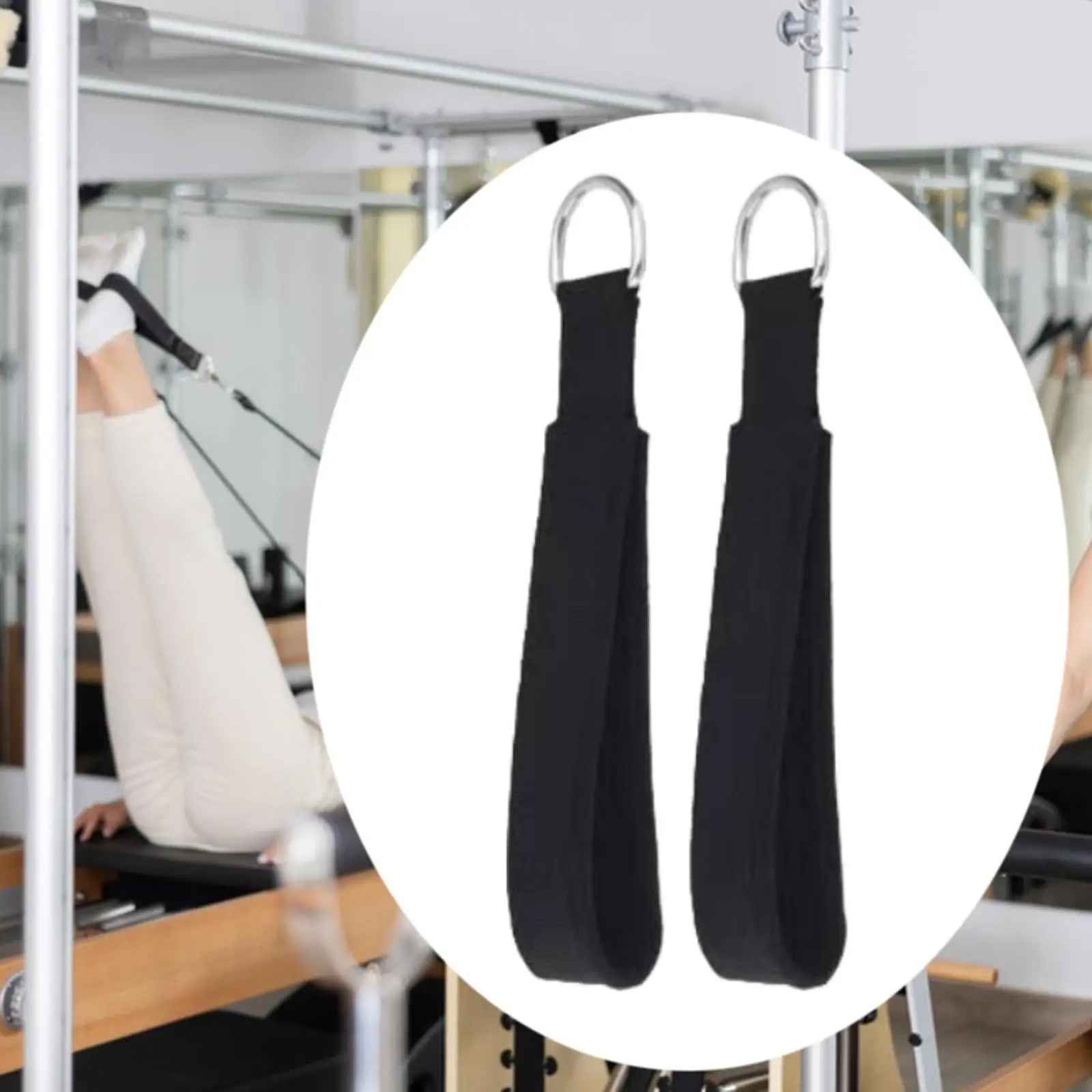 Correas de Pilates, accesorios con núcleo de anillo en D, equipo resistente y cómodo, 2 uds.