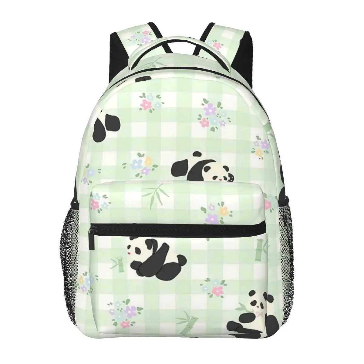 

Cartoon Panda And Bamboo Pattern Student Backpack School Bag Hiking Travel Daypack for Men Women Fashion Bookbag Shoulder Bags