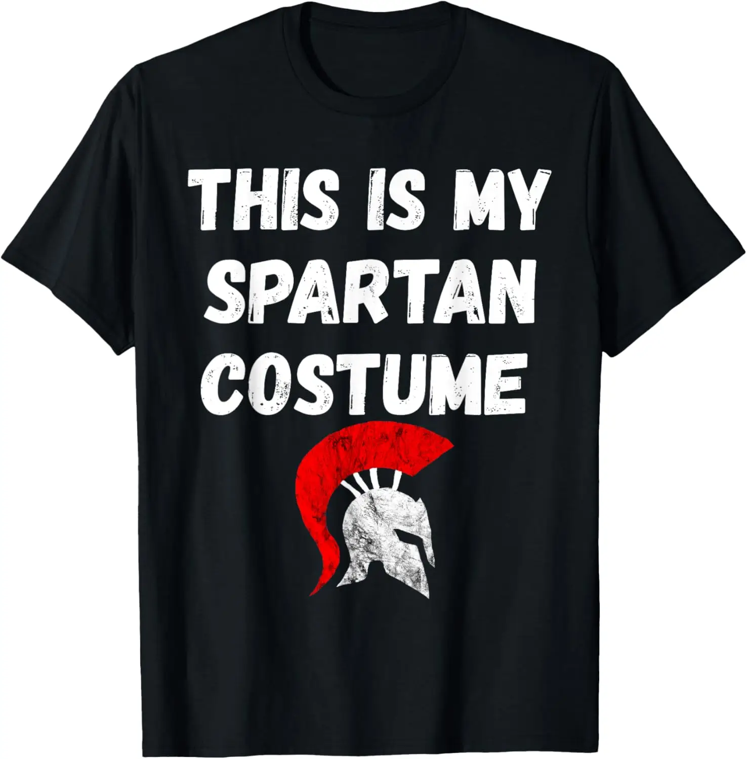 This Is My Spartan Costume Gladiator Sparta Helmet T-Shirt