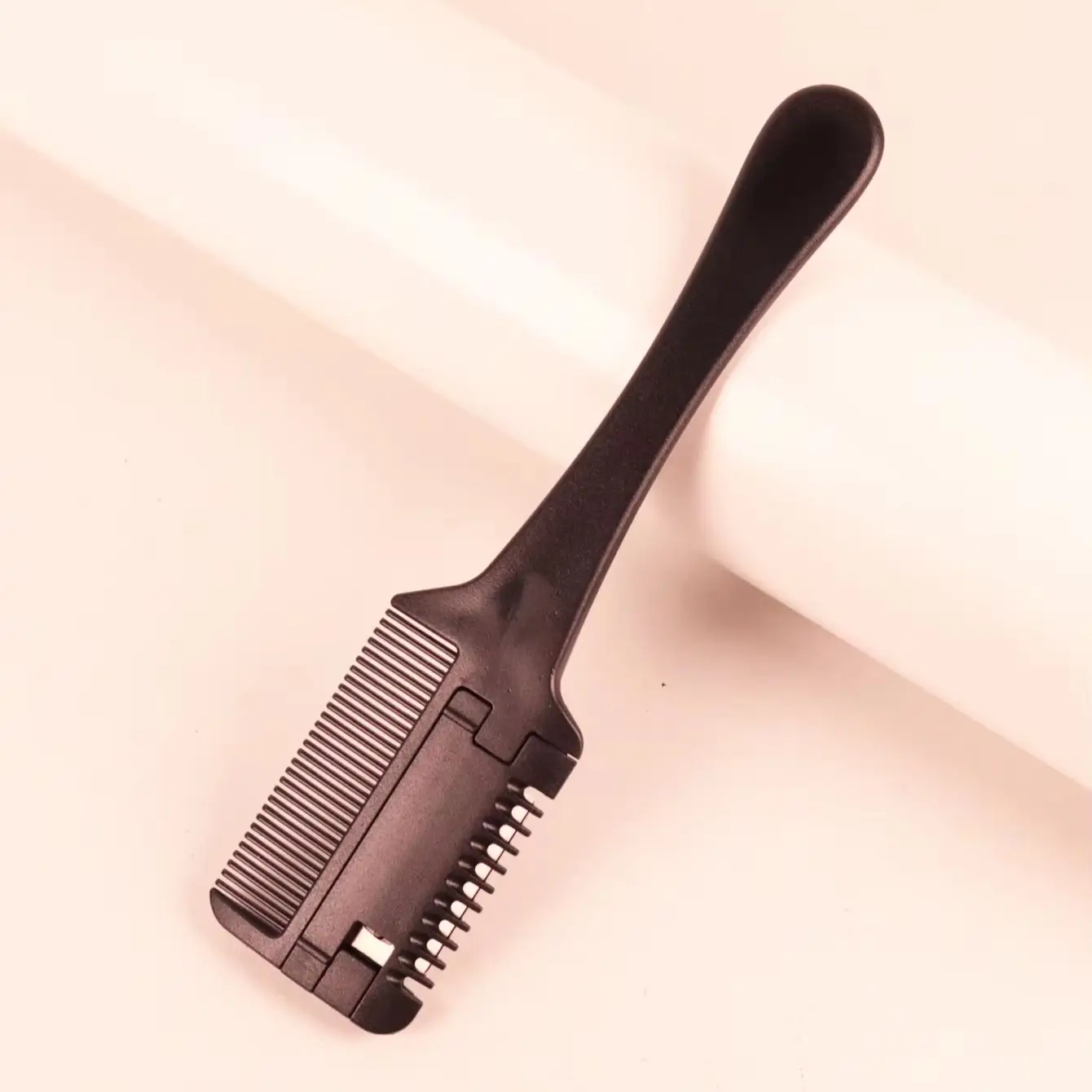 

Salon hair thinning comb, stainless steel double-edged blade, household self cutting tool Special for real hair wigs