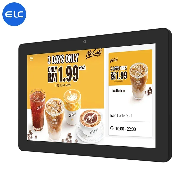 New Wall Mount 10.1 Inch RK3566 Vesa Touch Screen Poe Mountable Android 11 Tablet With Wifi Rj45 Ethernet Port