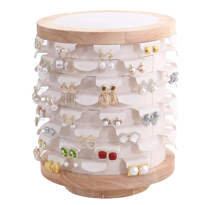 High-end earrings display stand,rotating stud earrings,jewelry stand,sample earrings props,stall display rack