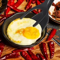 Nylon Steak Clip Fried Fish Egg Clip 2-in-1 Food Clip Shovel for Baking Bread Practical with A Spatula Kitchen Tools Accessories