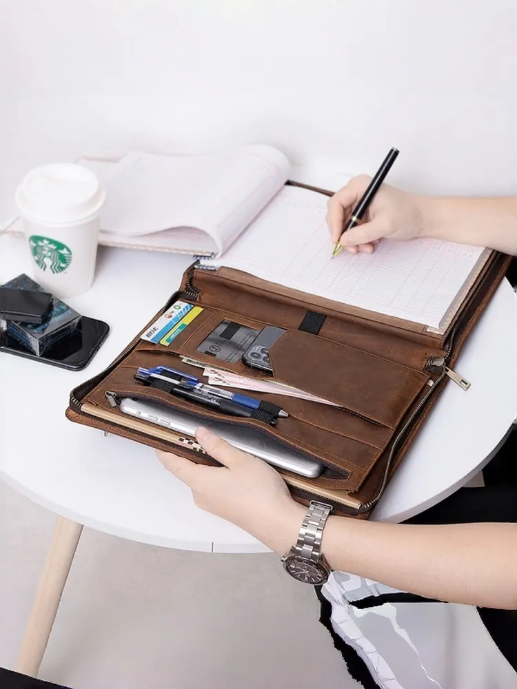 

Винтажная мужская сумка ручной работы из воловьей кожи с верхним слоем, защитный чехол для iPad, сумка для планшета, молодежный горизонтальный узор