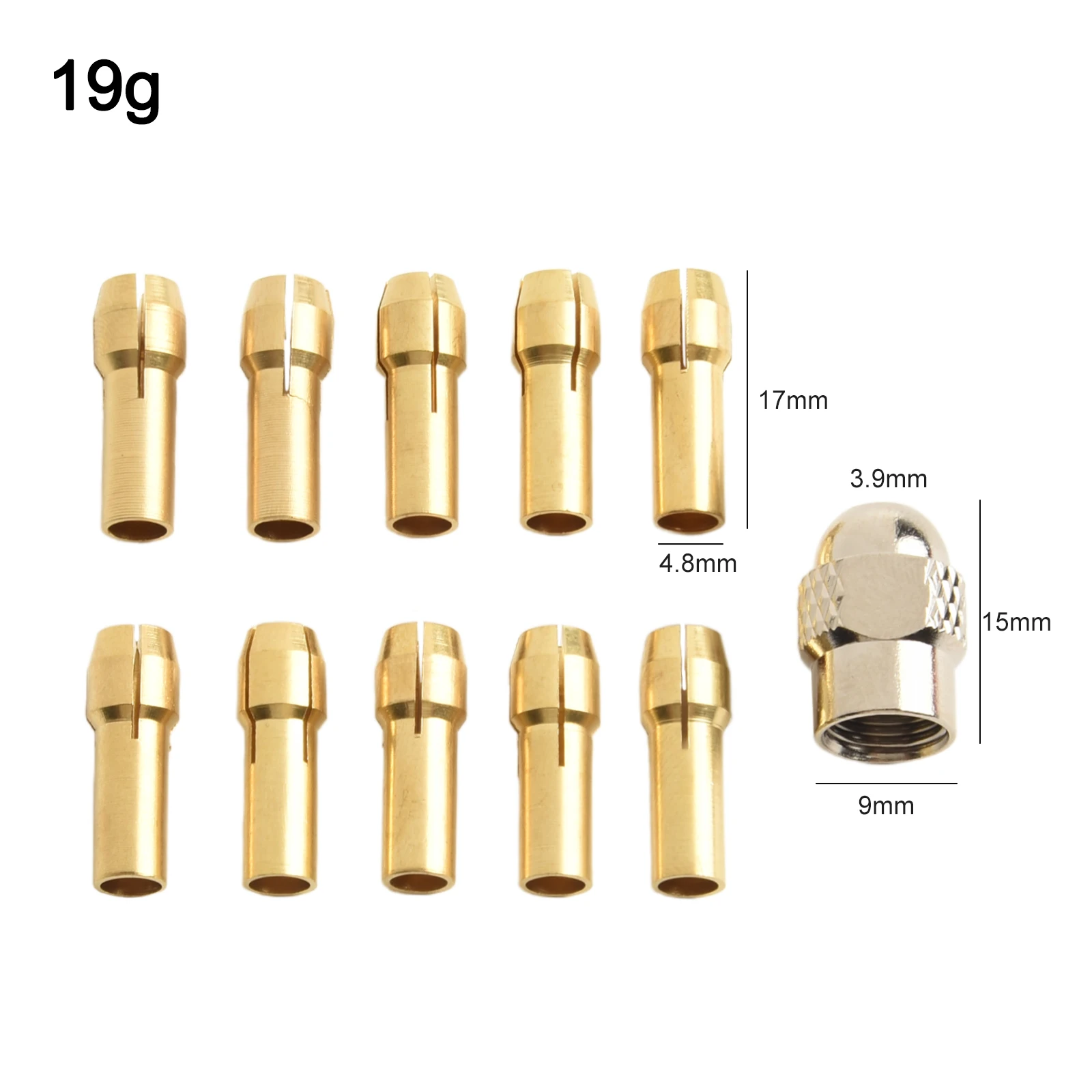 Convenient And Practical DIY Projects Brass Collet Chuck Collet Chuck Set Efficient Fastening Method Perfect Fit