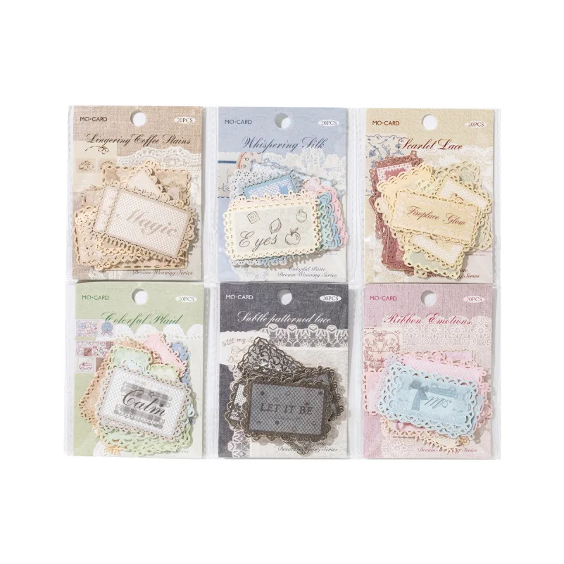 24sets/1lot Kawaii Scrapbook Sticker Colorful Woven Dreams Journaling Scrapbooking Planner Decorative Craft Stationery Sticker