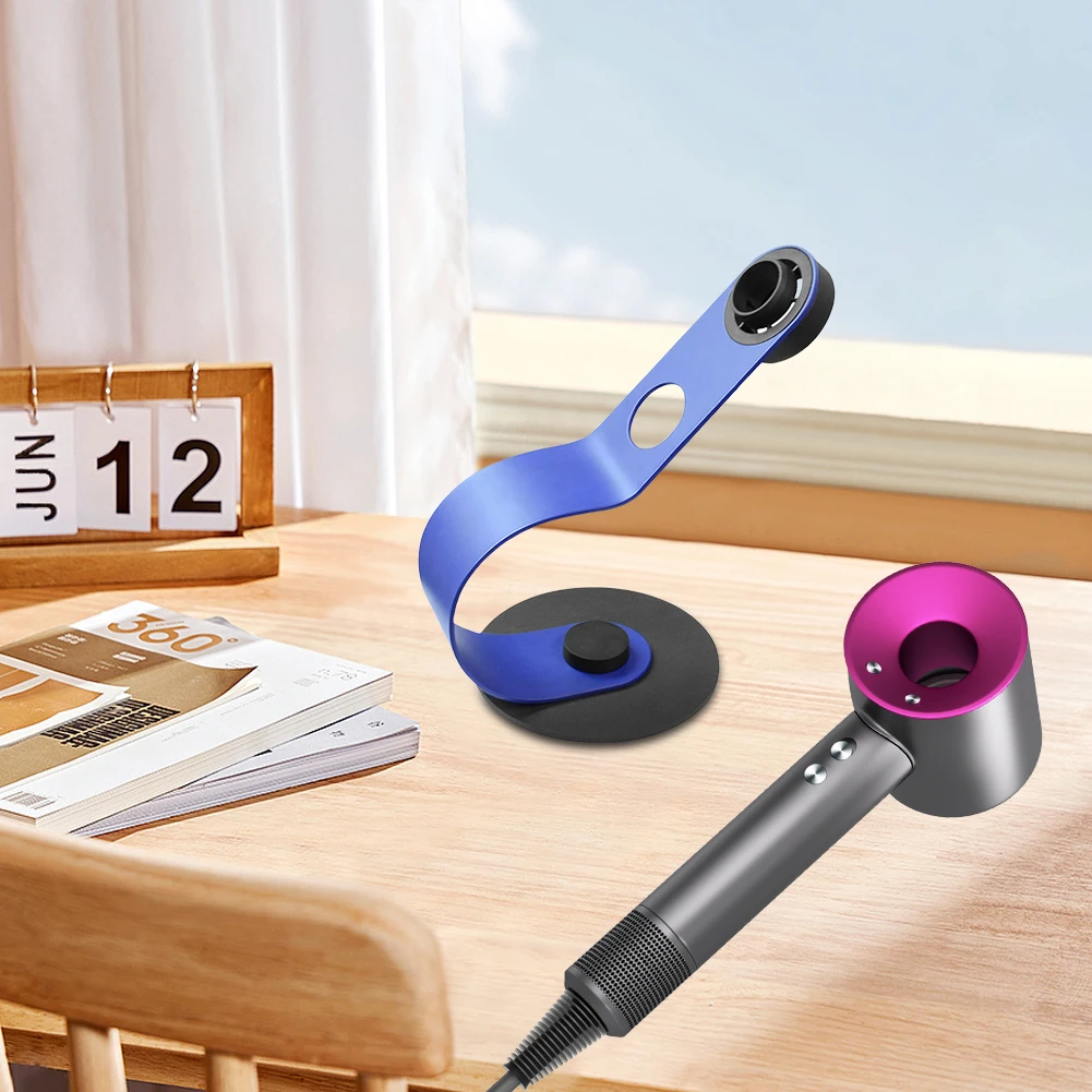 

Подставка для фена, держатель без перфорации, стойка для фена, вертикальная полка для фена на туалетном столике для Dyson HD08/HD15/HD16