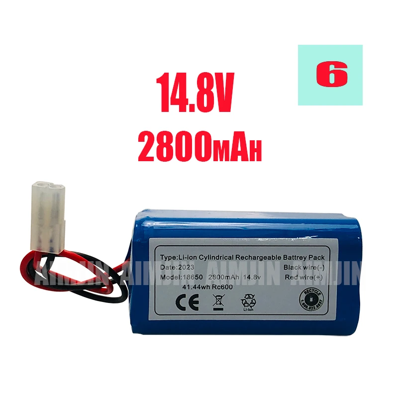 Sweeper Battery 14.8V(14.4V) 4S1P for For Qihoo 360 POLARIS 3200 Bagotte BG800 Coredy R750 Laresar Grande SRV 9250BK KAKA760