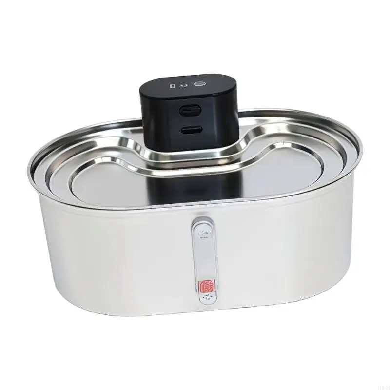 H8WB Quiet Operations Pet Water Fountain for Home Use with Steel