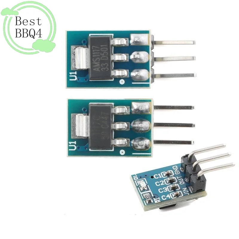 (BBQ4)1/3/5Pcs AMS1117-3.3 LDO Linear Regulator Board 800mA AMS1117 3.3V Power Supply Module DIY Accessories