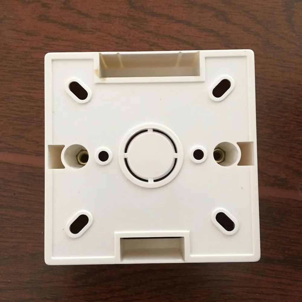 86mm x 86mm Home Office Plastic Back Box Junction Box for General Using Wall Switch Push Button Square Panel Socket Face Plate