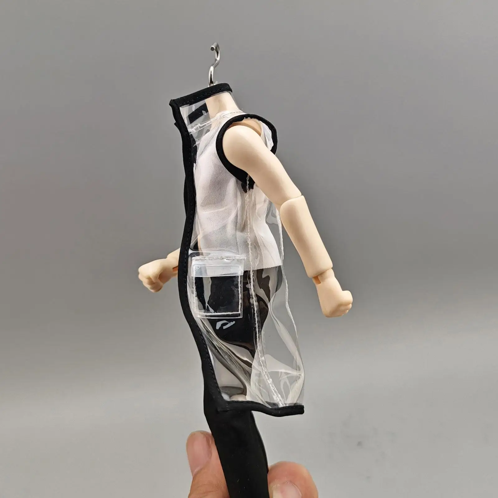 

Raincoat Vest Model,Gifts for Hobbyists,Action Figure Accessory,Female Clothes Clear for 1/8