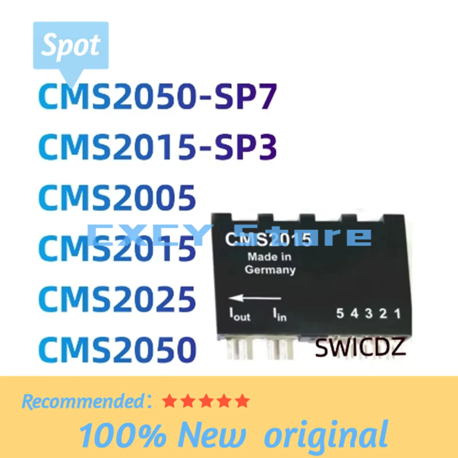 100%New original CMS2005 CMS2015 CMS2025 CMS2050 CMS2050-SP7 CMS2015-SP3 Time control card Current transformer