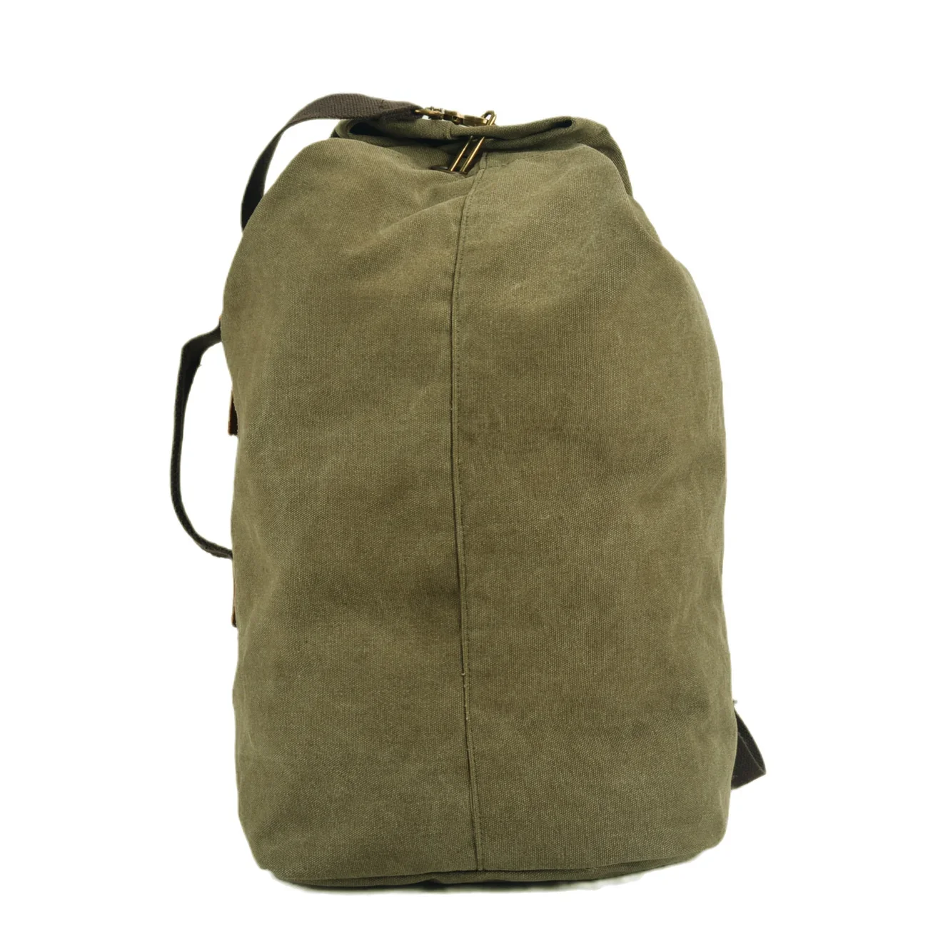 

Outdoor Waxed Canvas Retro Backpack, Leather Details, Waterproof Large - Capacity Travel Rucksack