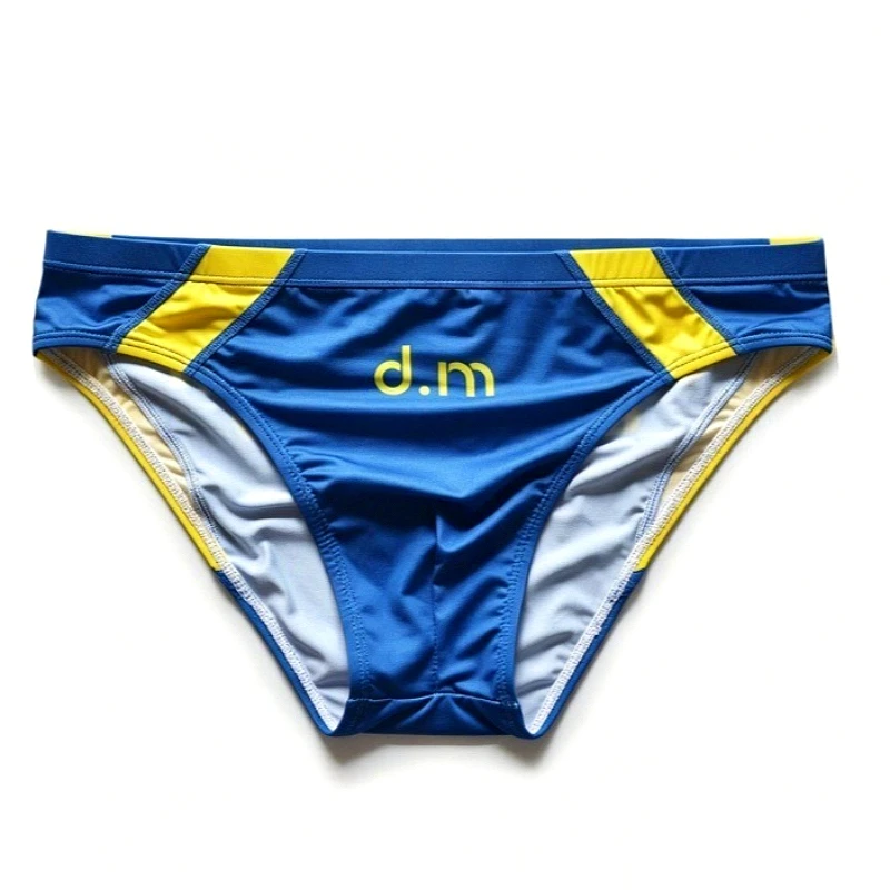 Quick Drying Mens Underwear Sexy Pouch Briefs Letter Printing Sports Men Swimming Trunks High Elasticity Man Panties Breathable