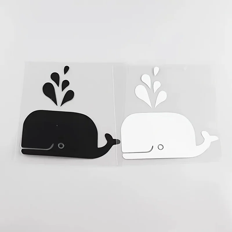 Car personality stickers, whale spray funny cartoon stickers