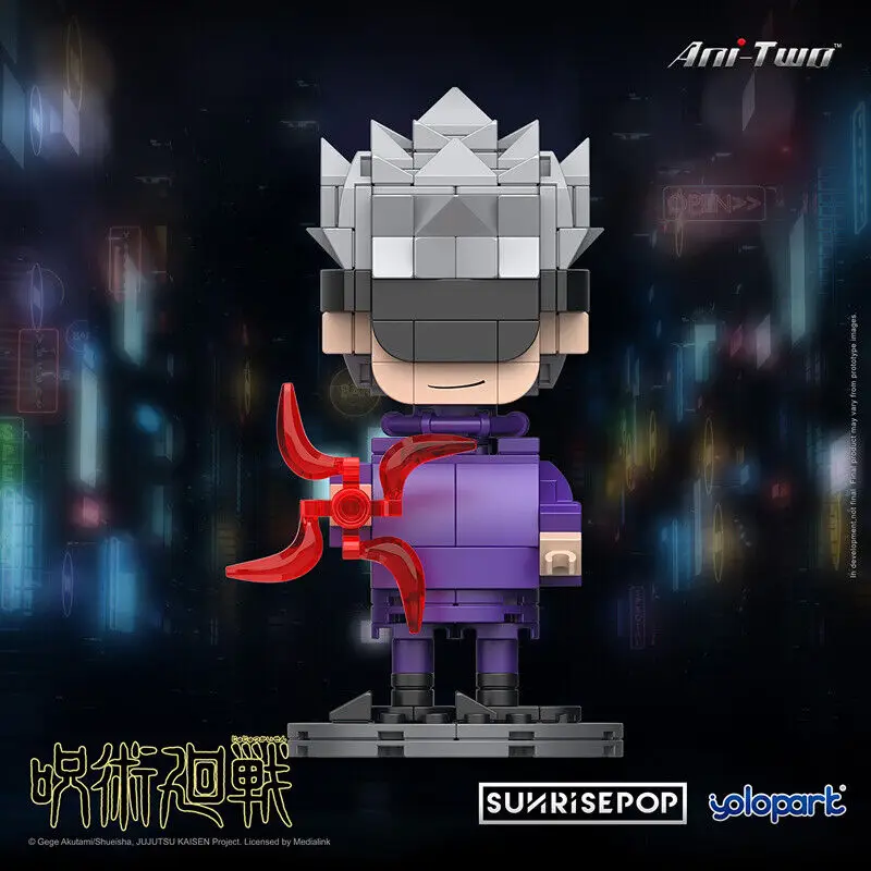 

Jujutsu Kaisen Satoru Gojo Itadori Yuji Kugisaki Nobara Genuine Anime Building Block Cospaly Cartoon Gift