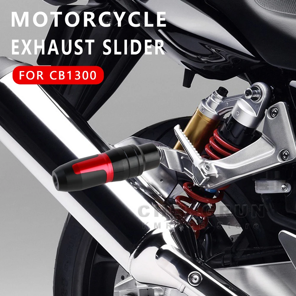 Exhaust Slider CNC Aluminum Falling Protection for Honda CB1300 SC54 CB 1300 Super Four Accessories Motorcycle Crash Protectors