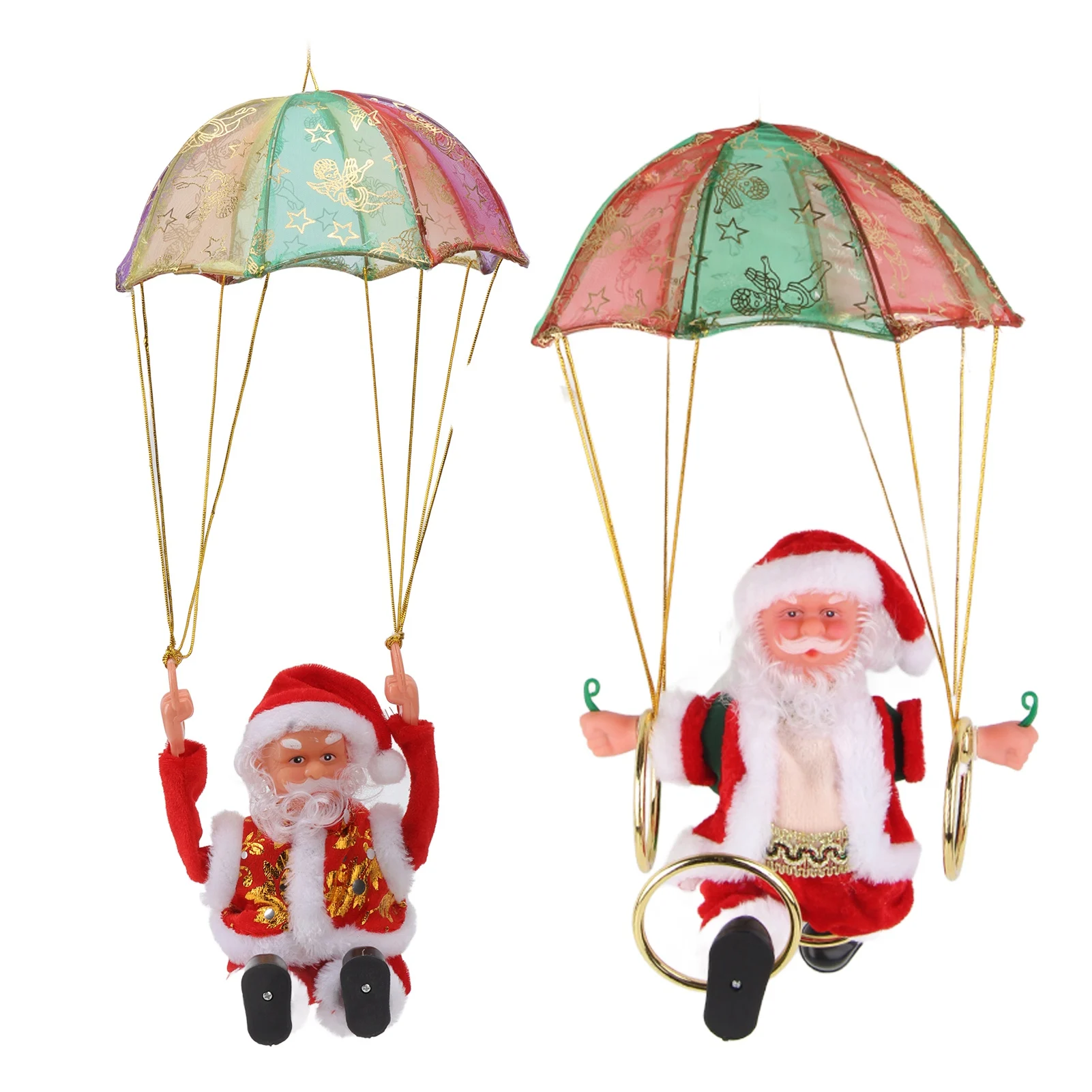 Parachute Christmas Ornaments Lovely Shape Xmas Theme Hanging Ornament Parachute Decorations Happy New Year