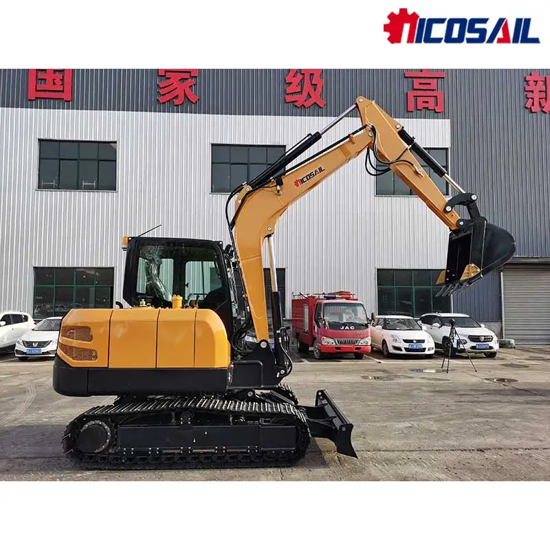 Industrieller Hochleistungs-Mini-Raupenbagger – hohe Qualität, EPA-konform für Baustellen und landwirtschaftliche Feldprojekte