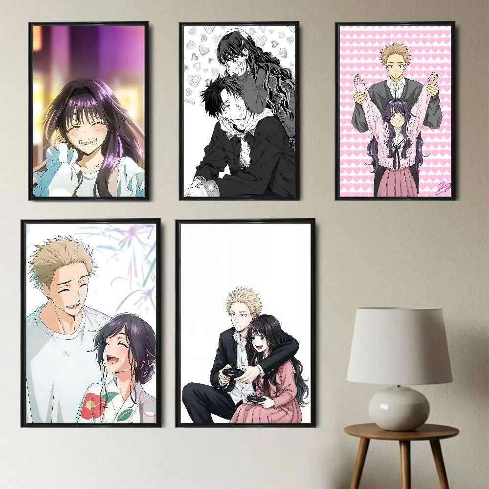 Affiches murales « Kaoruko Waguri : Fleurs parfumées épanouies avec dignité » – Décoration pour salon, bar, restaurant, autocollant décoratif