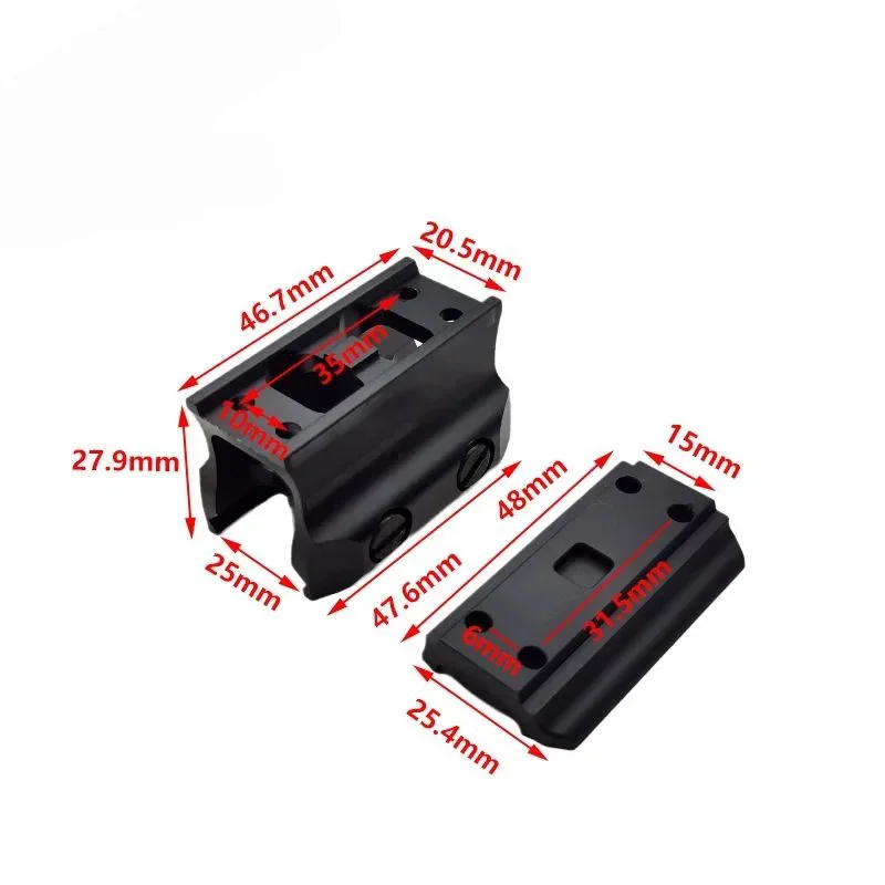 Tactical Metal Red Dot Sights Mount for Hunting Rifle AR15 M4 - MOR5 T01 T02 DD Riser Increased Base Scope Mount