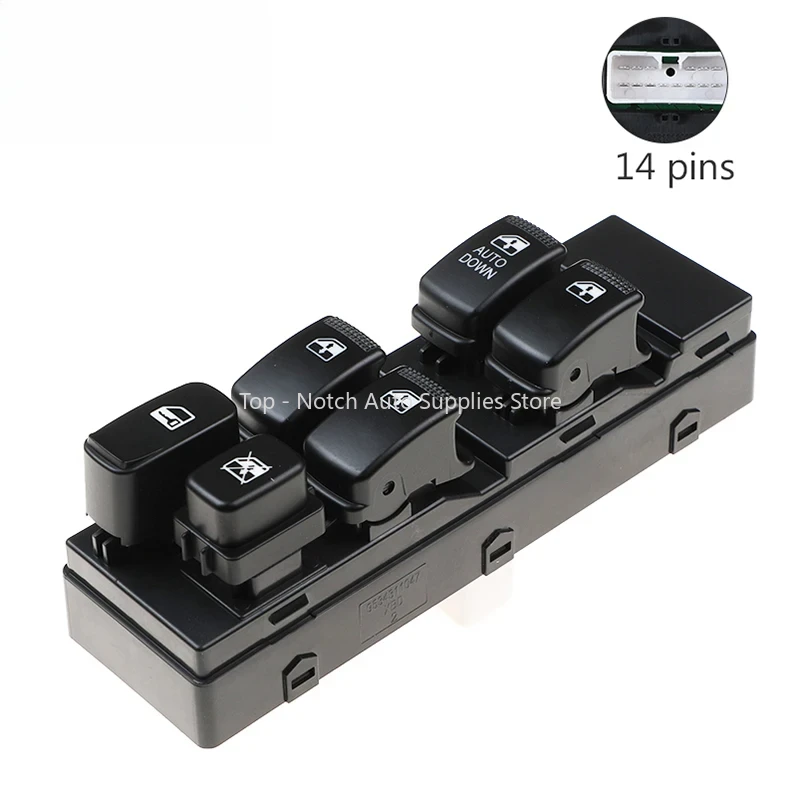 

New 93501-H1120 93501H1120 Front Left Driver Side Master Power Window Switch For Hyundai Terracan 2001-2006