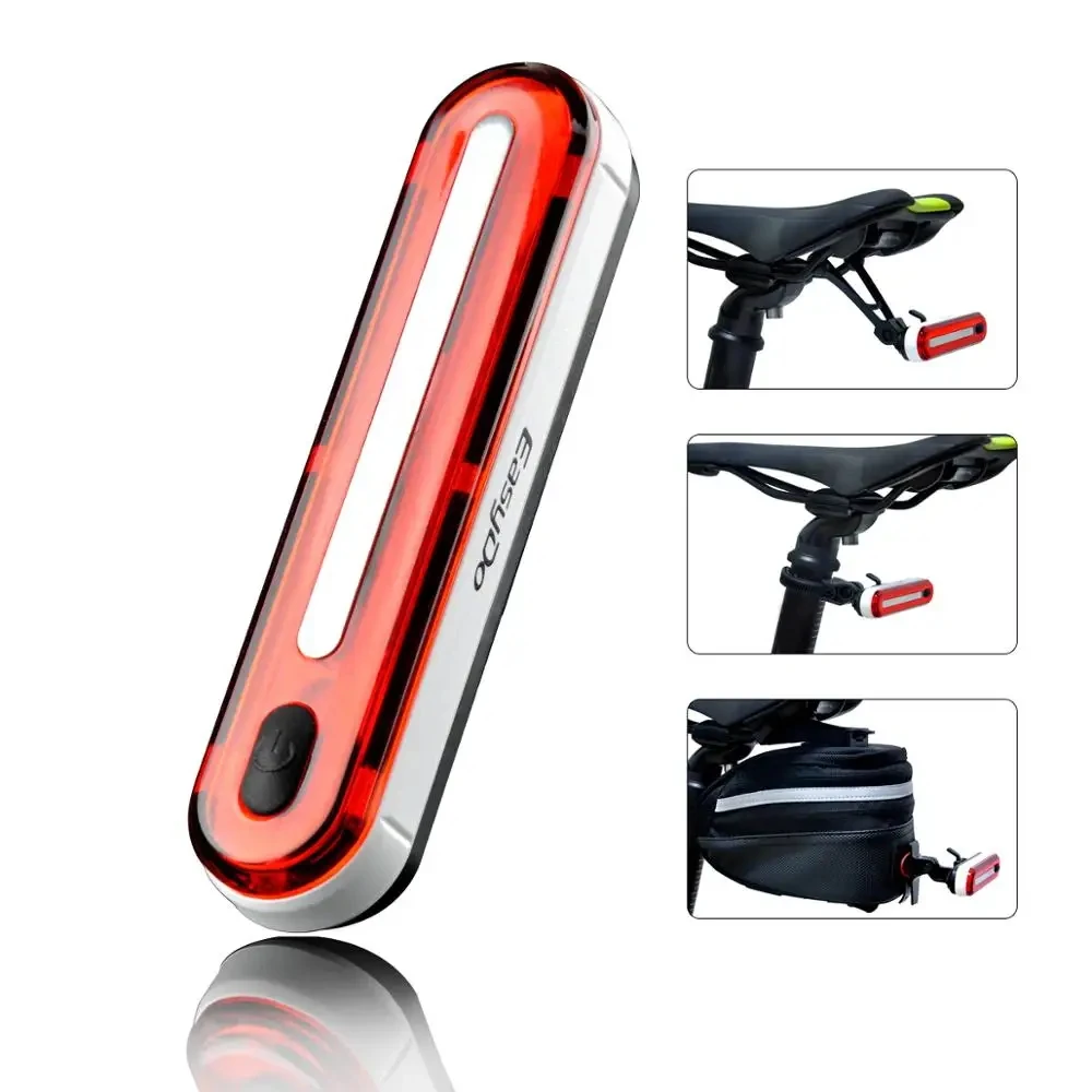 EasyDo Rear Tail Light Bicycle High Light Bright 700mAh 35hrs USB Rechargeable LED Rear Red Bike Light  Cycling Accessories