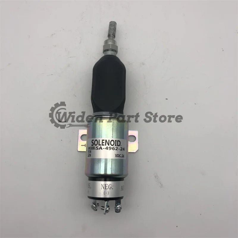 Stop Solenoid Switch Cut Off Solenoid SA-4962-24 1751-24E7U1B1A SA-4962-12 1751-12E7U1B1A SA-4148-T FOR R160LC-7 BTG18075