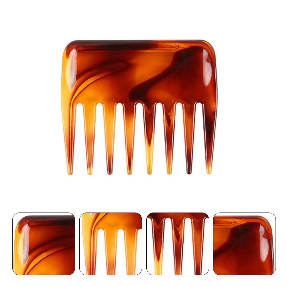 

2pcs Wide Tooth Vintage Hairstyling Combs For Men Hair Styling Detangling Comb Hairdressing Retro Haircut Combs Scalp