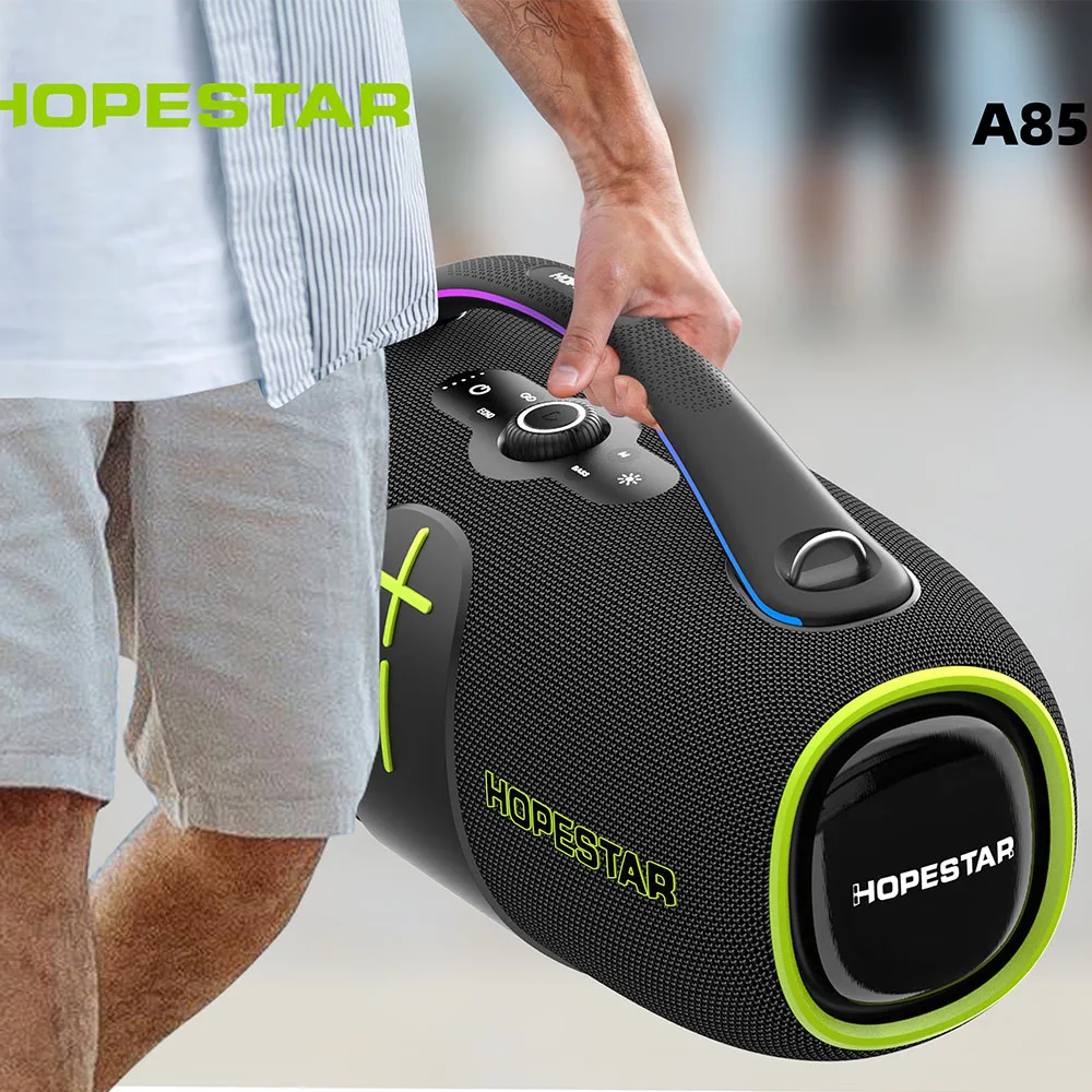 HOPESTAR A85 400W High Power Portable Outdoor  Speaker, Tri-way Heavy Bass Large Capacity Battery