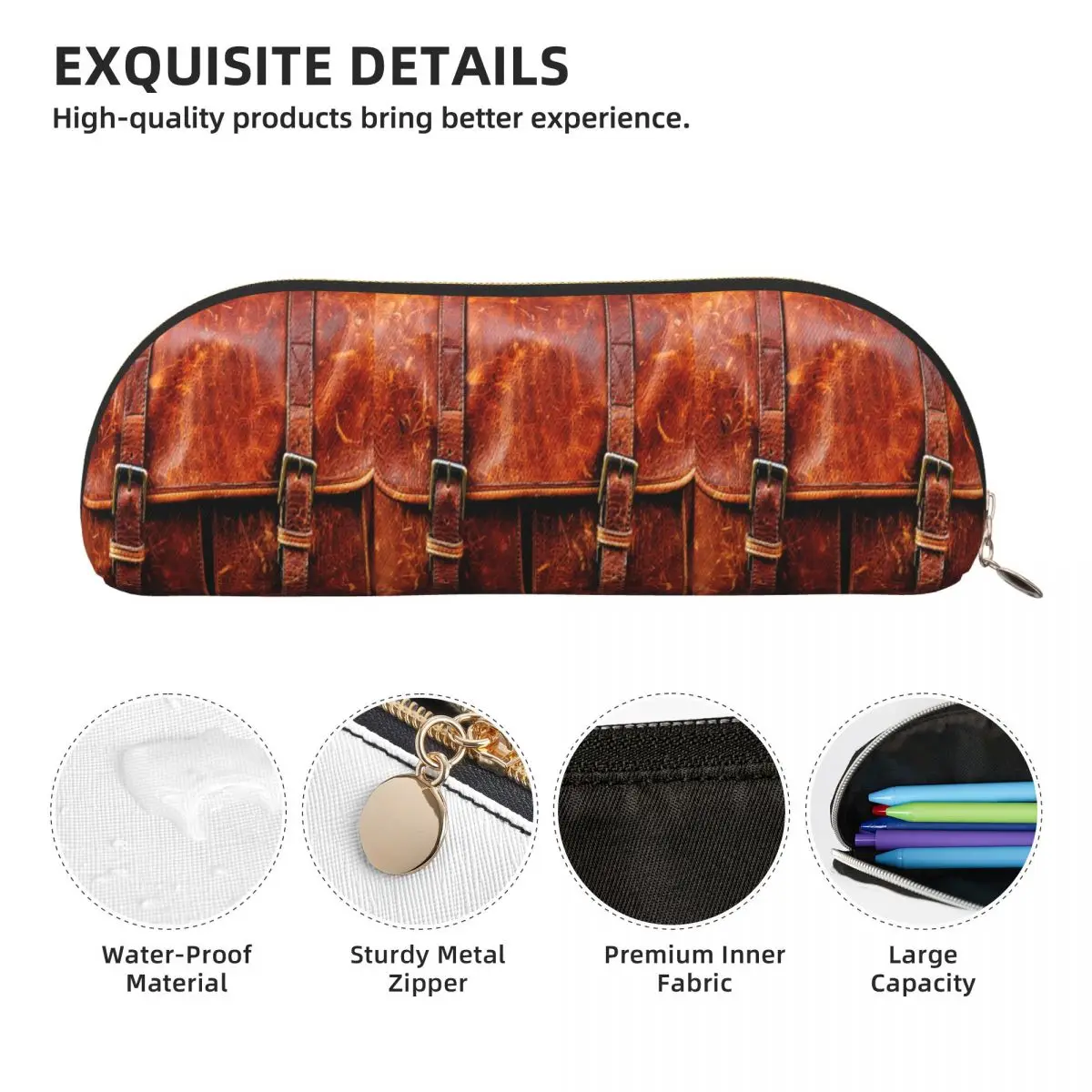 КОЖАНЫЕ пеналы, пенал для хранения канцелярских принадлежностей, большая коробка для ручек, сумка-карандаш для мальчиков и девочек, школьная