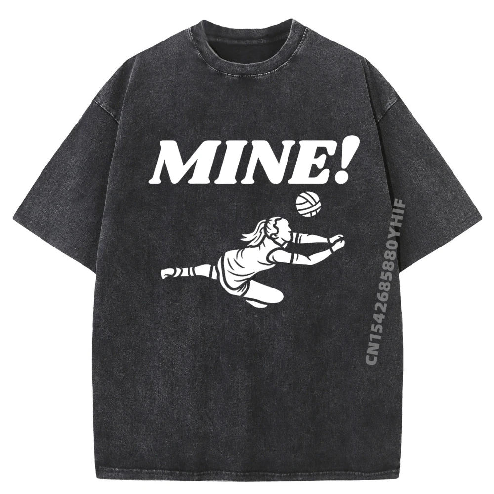 

Fresh Volleyball Teesvolleyball Digging Divas Defensive Specialist Libero Plain Shirt Original Mens Washed T-Shirts
