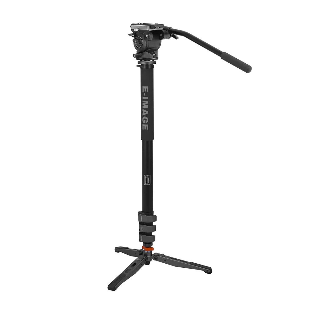 E-IMAGE MA800+630FH Professional Compact and portable Aluminum video monopod with fluid head