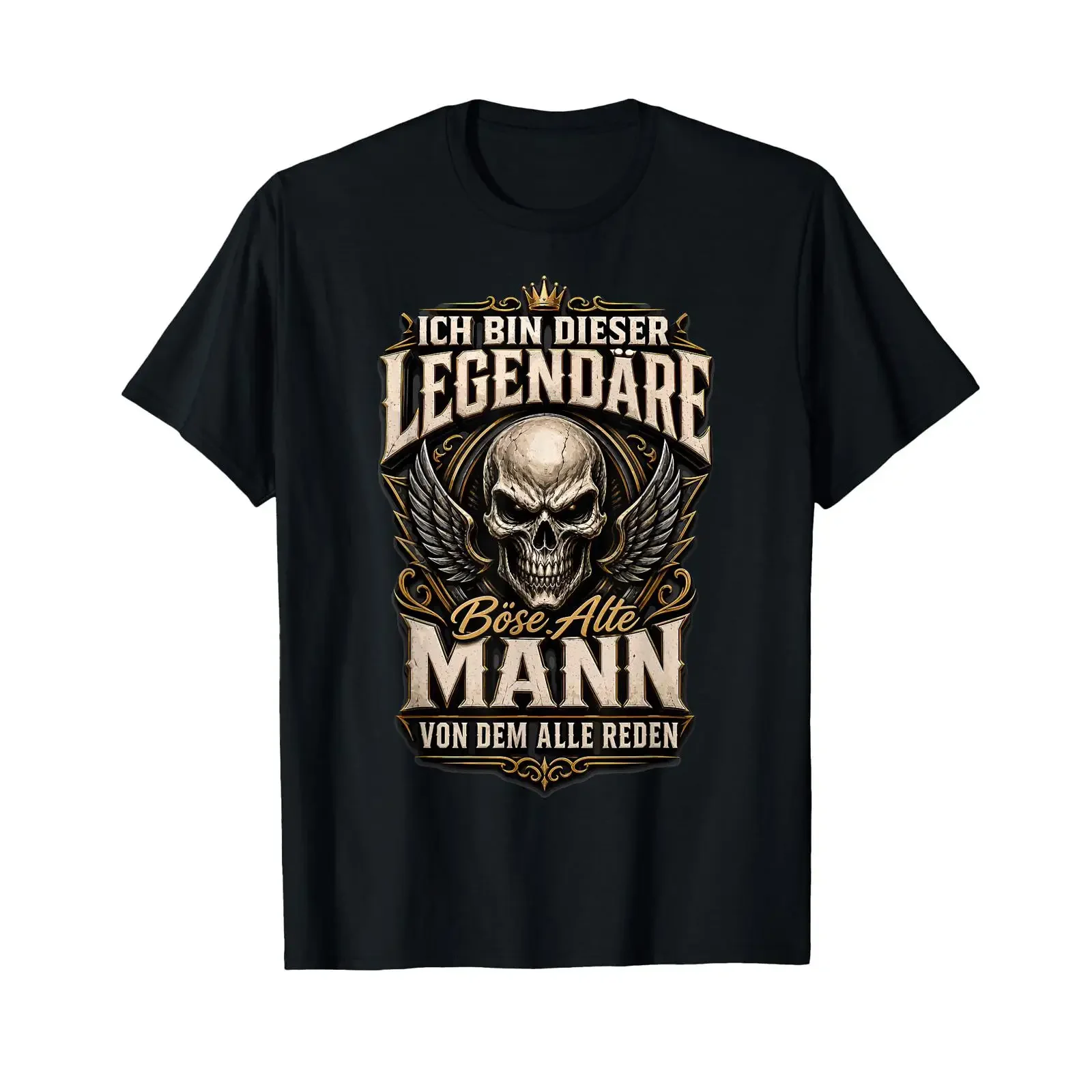 Biker Sprüche Arbeitskollege Chef Legendäre Böser Alter Mann T Shirt vintage Washed Casual Stylish designer clothes Slightly