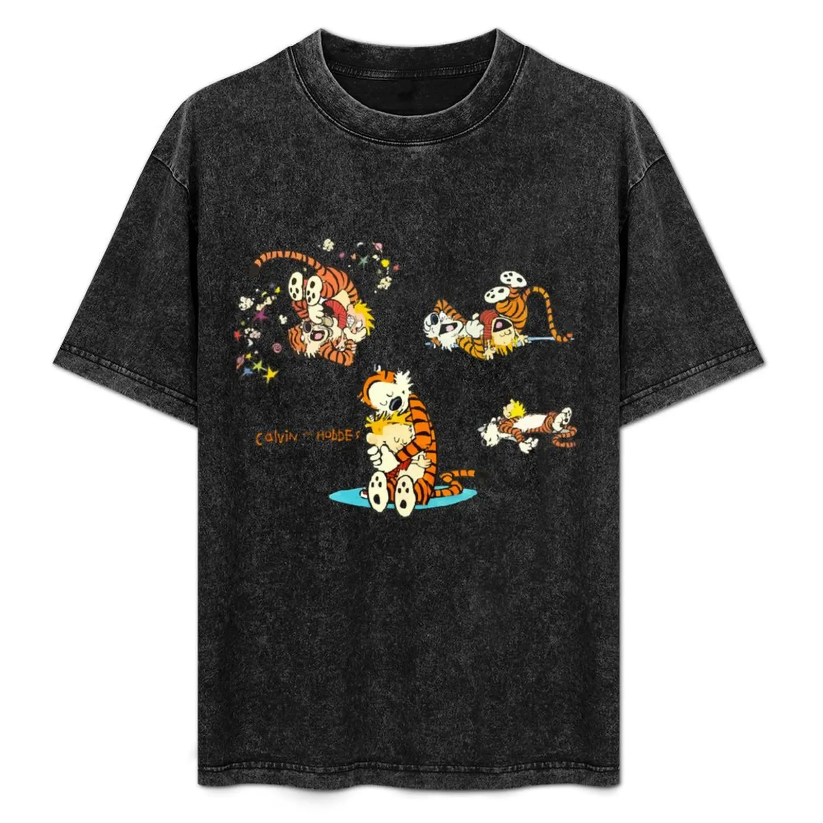

calvin and hobbes bill watterson T-Shirt Work Casual Loose Fit T-Shirt