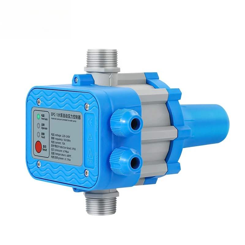 

Automatic water pressure control switch for pumps